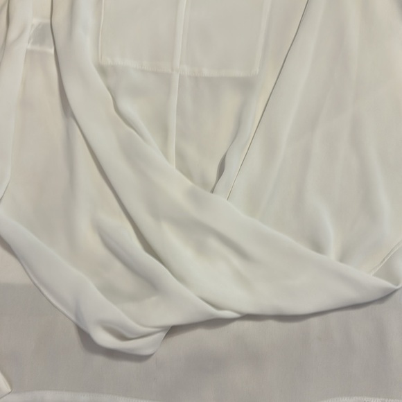 BCBG wrap front blouse - Picture 4 of 5